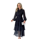 Chic Women's Midi Dress for Festive Occasions
