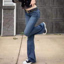High-Waisted Retro Flared Jeans for Women