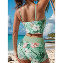 Floral Ruffle Women's Bikini Set