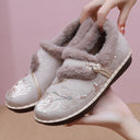 Charming Floral Design Women's House Slippers