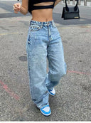 Stylish Wide Jeans for Women in Chic Design