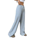 Women's Wide-Cut Relax Pants with Adjustable Drawstring