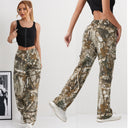 Fashionable Camouflage Cargo Pants with Side Pockets