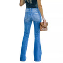 High-Waisted Bootcut Jeans for Women