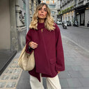 Chic Women's Blazer Jacket with Stylish Scarf