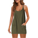 Chic Women's Nightgown with Convenient Pockets