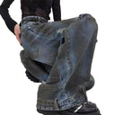 Fashion-Forward Women's Distressed Wide Leg Jeans