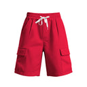 Stylish Women's Cargo Shorts with Elastic Waistband & Side Pockets