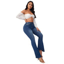 High-Waist Flared Jeans for Women