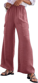 Chic Women's Cargo Pants in Soft Jersey