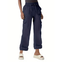 Chic Women's Cargo Pants with Ample Pockets
