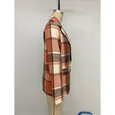 Chic Women's Wool Blend Checked Blazer