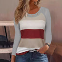 Trendy Women's Striped Cotton Shirt with Chic Button Accents
