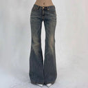 Vintage High-Waisted Flared Jeans for Women