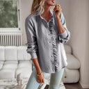 Chic Ruffle Detail Blouse for Women