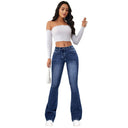 High Waist Women's Bootcut Jeans for Effortless Style