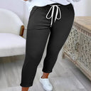 Women's Relaxed Fit Pants with Adjustable Waist