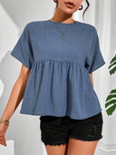 Chic Women's Blouse with Slit Sleeves