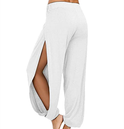 Chic Women's Slit Detail Leisure Pants
