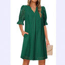 Floral Dress with Chic Cut-Out Design for Women