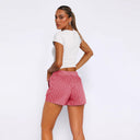 Stylish Striped Cotton Shorts for Women