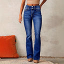 High-Waisted Flared Jeans for Women