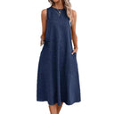 Summer Dress for Women with Pocket Design