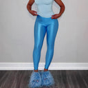 High-Shine Women's Fitness Leggings with High Waist Design