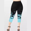 Floral Print Blouse and Leggings Set for Women