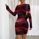 Chic Women's Asymmetrical Mini Dress