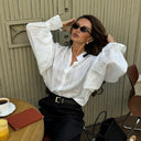 Chic Blouse with Statement Sleeves