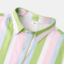 Stylish Women's Long Sleeve Striped Blouse with Modern Design