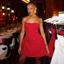 Chic Women's Cocktail Dress with Bustier Support