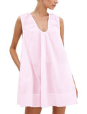 Summer Ruffled Neckline Women's Dress