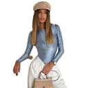 Chic Women's Wrap Detail Bodysuit