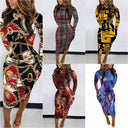 Artistic Women’s Form-Fitting Dress