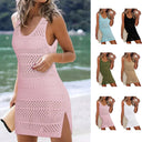 Stylish Crochet Dress with Graphic Design for Women