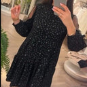 Chic Polka Dot Ruffle Dress for Women