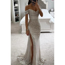 Sequined Women's Evening Dress for Glamorous Occasions