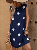 Polka Dot Dress with Flowy Design for Women