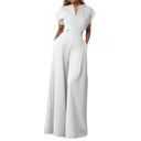 Chic Wide-Leg Jumpsuit with Convenient Pockets for Women