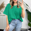 Striped Women's T-Shirt with Pocket Detail