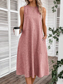 Summer Dress for Women with Pocket Design