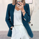 Chic Striped Blazer Jacket for Women