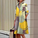 Chic Women's Shirt Dress with Trendy Design