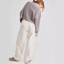 High-Waist Women's Jeans with Convenient Side Pockets