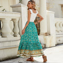 Colorful Ruffle Long Skirt for Women