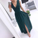 Chic Maxi Dress with Elegant Wrap Design