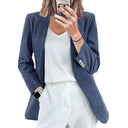 Chic Striped Blazer Jacket for Women