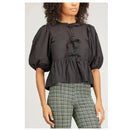 Chic Leopard Print Ruffle Blouse for Women